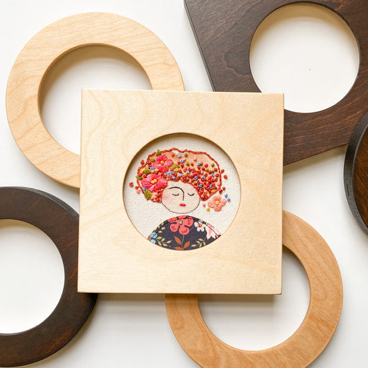 Wooden Square Frames for Embroidery Hoops