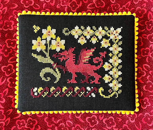 PREORDER St. David's Dragon by Ink Circles Cross Stitch Pattern Nashville Market