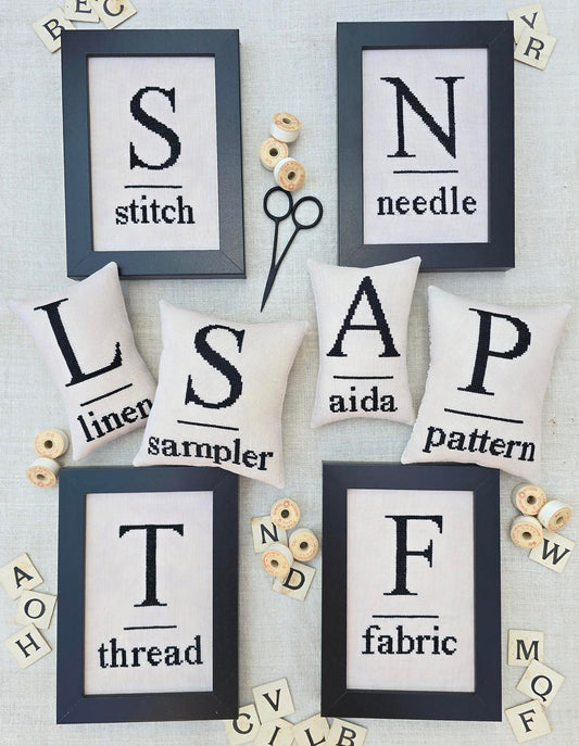 Stitcher's Glossary Cross Stitch Pattern by Hello from Liz Mathews Nashville Market
