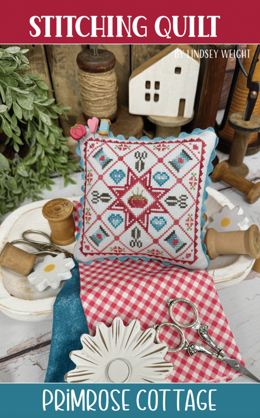 Stitching Quilt Cross Stitch Pattern by Primrose Cottage