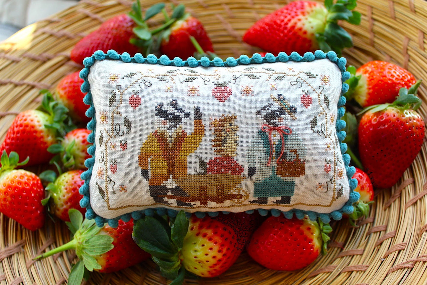 PREORDER Strawberries for Susan by Cosford Rise Pattern Cross Stitch Pattern Nashville Market