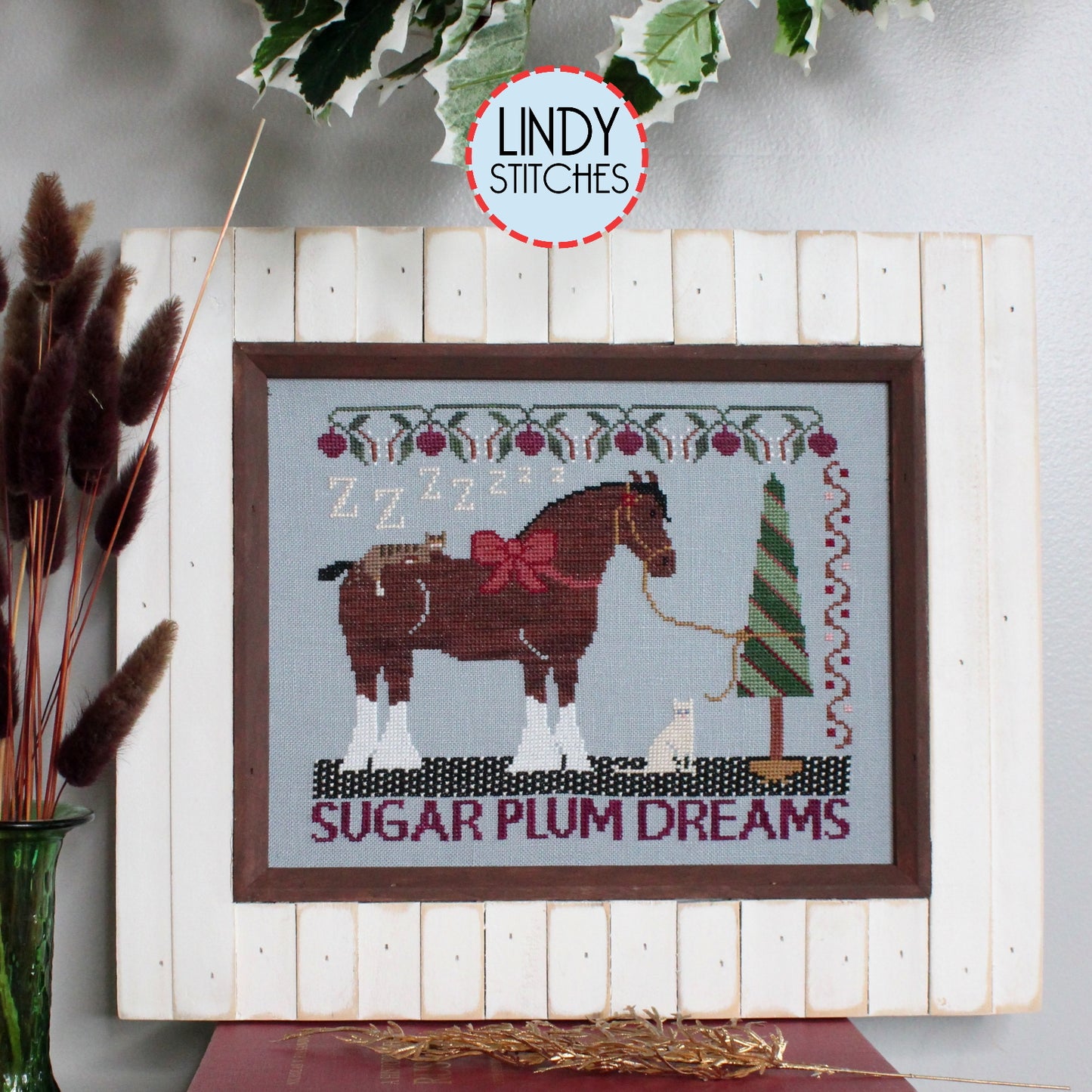 *FREEBIE* Sugar Plum Dreams Cross Stitch Pattern PDF by Lindy Stitches