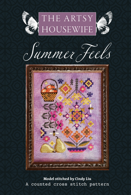 Summer Feels Cross Stitch Pattern by the Artsy Housewife Nashville Market