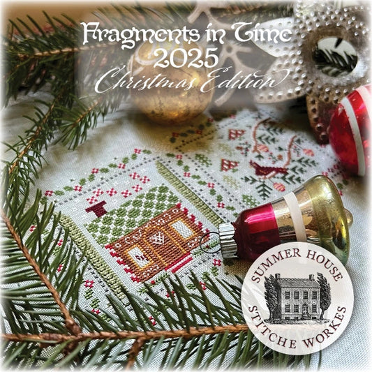 PREORDER Fragments in Time 2025 #5 Cross Stitch Pattern by Summer House Stitche Workes