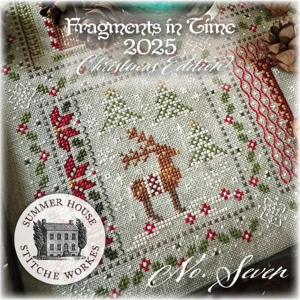 PREORDER Fragments in Time 2025 #7 Cross Stitch Pattern by Summer House Stitche Workes
