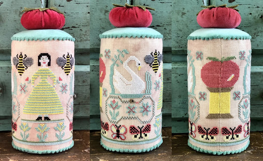 Summer Pin Drum Kathy Barrick Cross Stitch Pattern