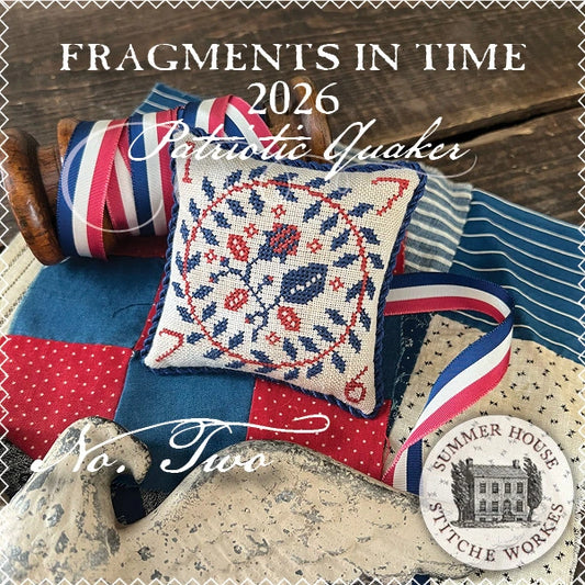 PREORDER Summer House Stitche Workes FRAGMENTS IN TIME 2026 #2 Cross Stitch Pattern Nashville Market