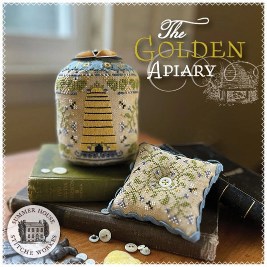PREORDER Summer House Stitche Workes THE GOLDEN APIARY Cross Stitch Pattern Nashville Market