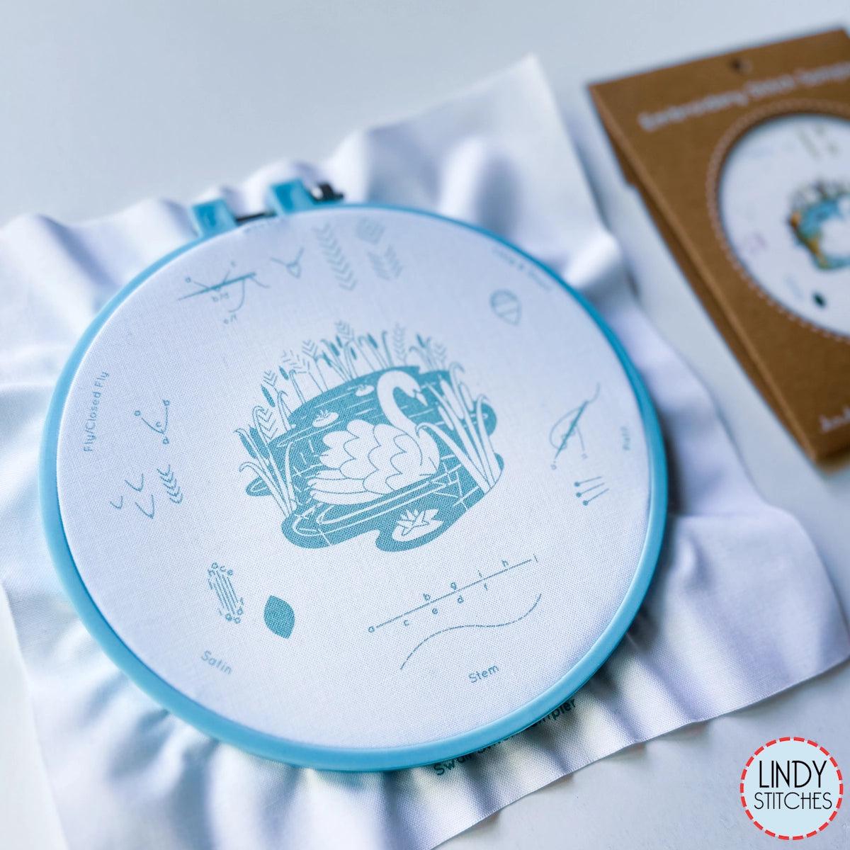 Swan - Embroidery Stitch Sampler Kit