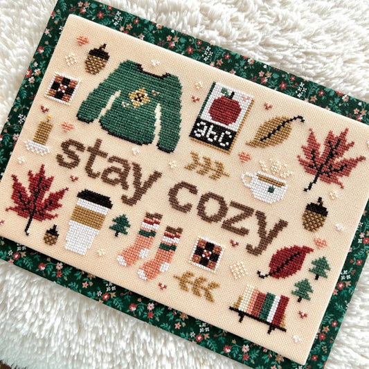 PREORDER Sweet Wing Studio Stay Cozy Cross Stitch Pattern