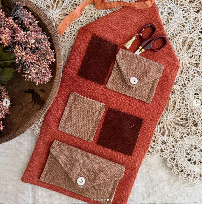 PREORDER Teresa Kogut AUTUMNAL SEWING ROLL Cross Stitch Pattern