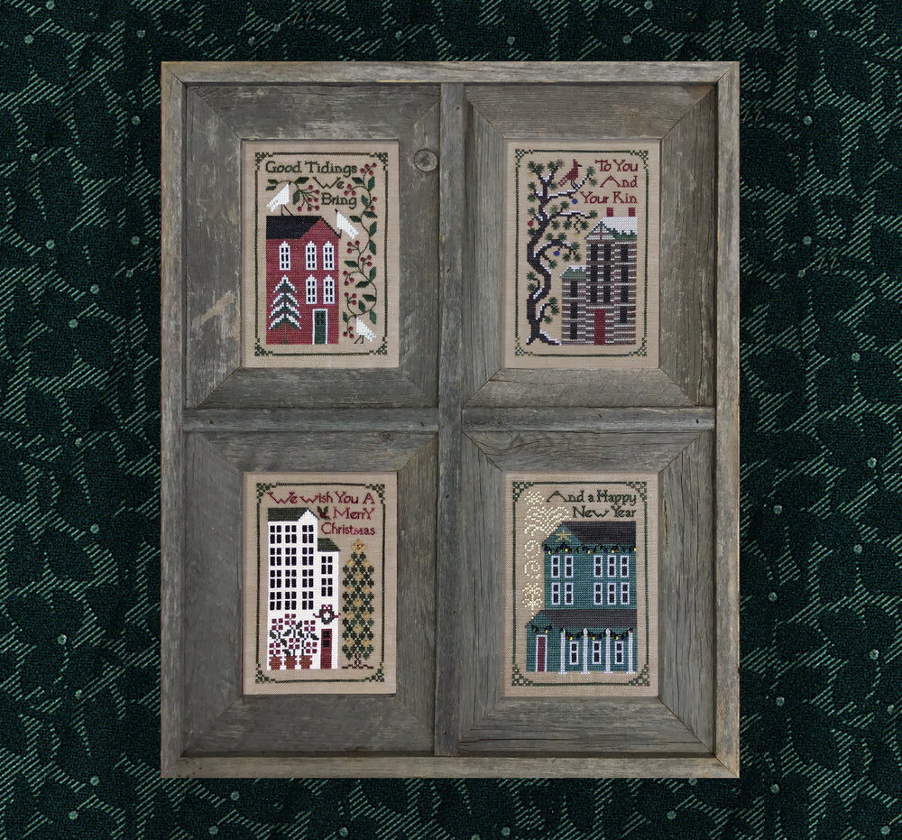 Christmas Cards Cross Stitch Pattern by The Drawn Thread