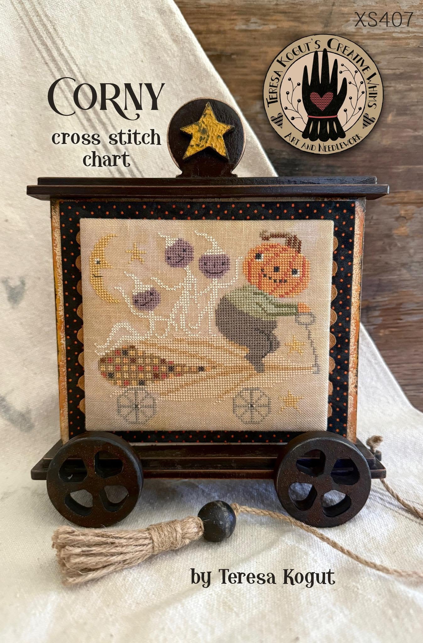 PREORDER Teresa Kogut CORNY Cross Stitch Pattern