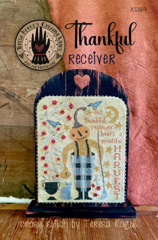 PREORDER Teresa Kogut THANKFUL RECEIVER Cross Stitch Pattern