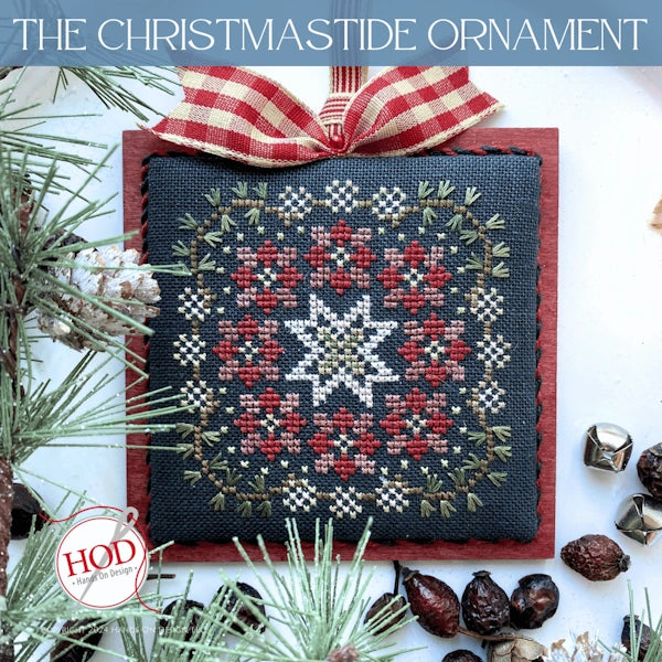 PREORDER The Christmastide Sampler Cross Stitch Pattern by Hands On Design