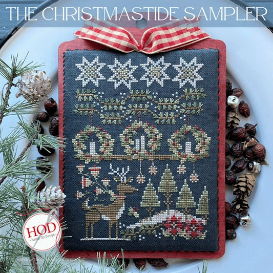 PREORDER The Christmastide Sampler Cross Stitch Pattern by Hands On Design