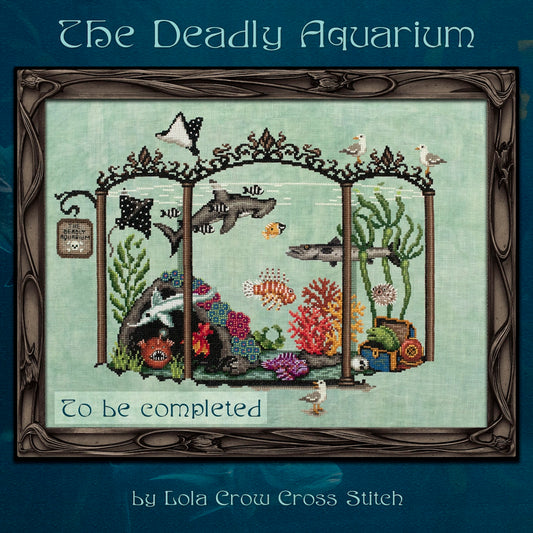 The Deadly Aquarium COMPLETE Pattern by Lola Crow Cross Stitch