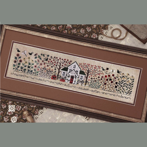 Autumn Garden Cross Stitch Pattern by The Drawn Thread