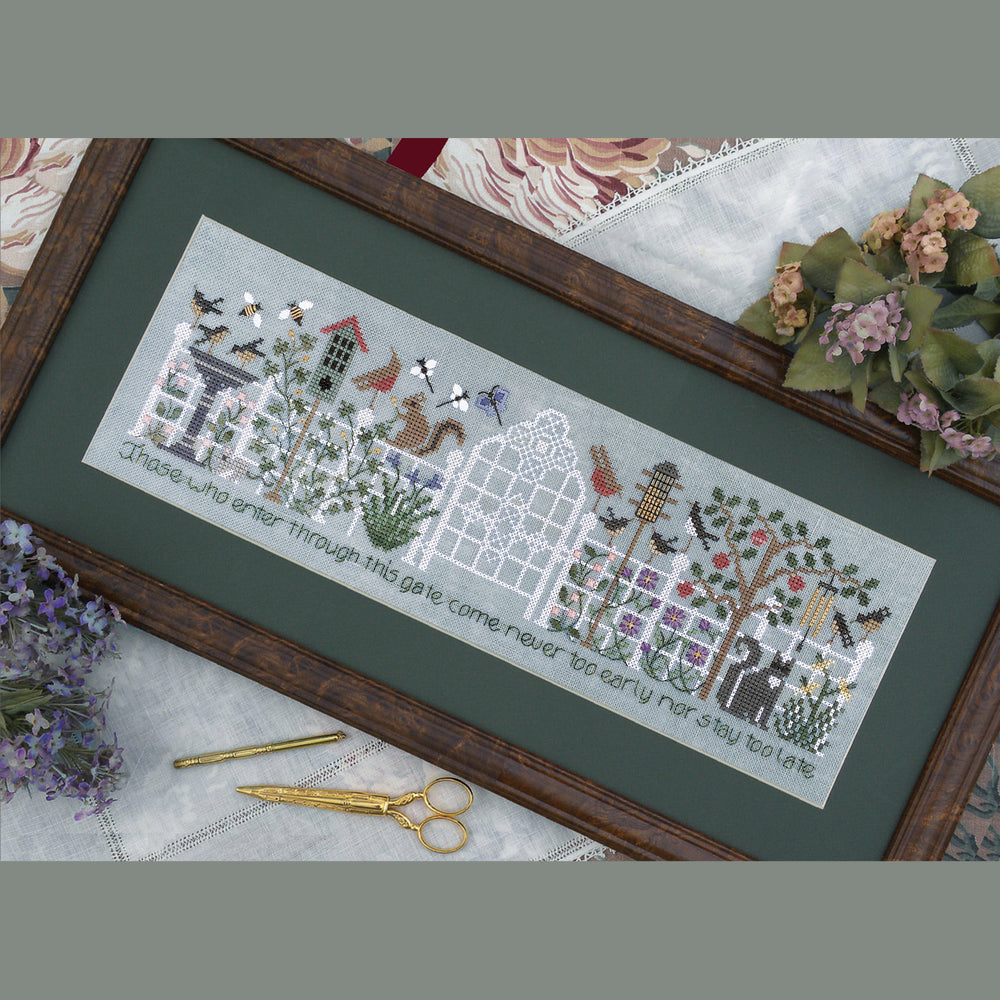 Garden Gate Cross Stitch Pattern by The Drawn Thread