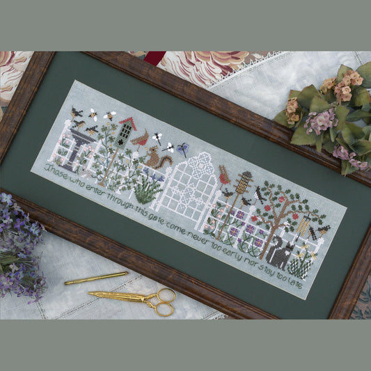 Garden Gate Cross Stitch Pattern by The Drawn Thread