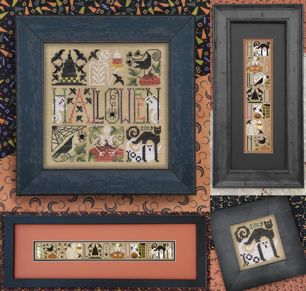 Little Bits of Halloween (9 designs) Cross Stitch Pattern by The Drawn Thread