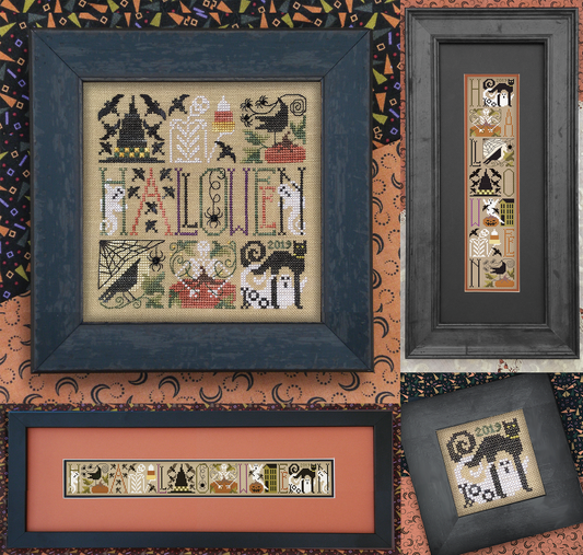 Little Bits of Halloween (9 designs) Cross Stitch Pattern by The Drawn Thread