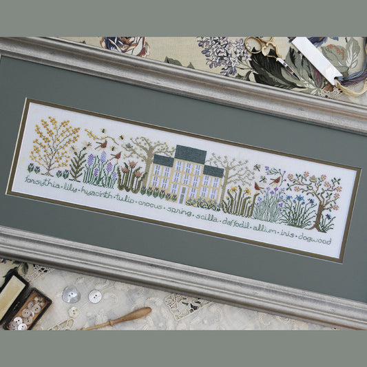 Spring Garden Cross Stitch Pattern by The Drawn Thread