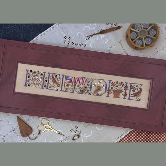 Welcome Summer Cross Stitch Pattern by The Drawn Thread