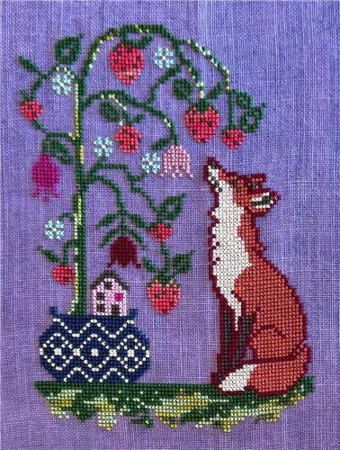 STRAWBERRY SLEUTH Cross Stitch Pattern by The Marigold Needle