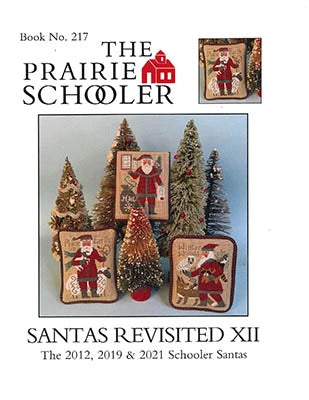 The Prairie Schooler Santas Revisited XII (2012, 2019, 2021) Cross Stitch Patterns