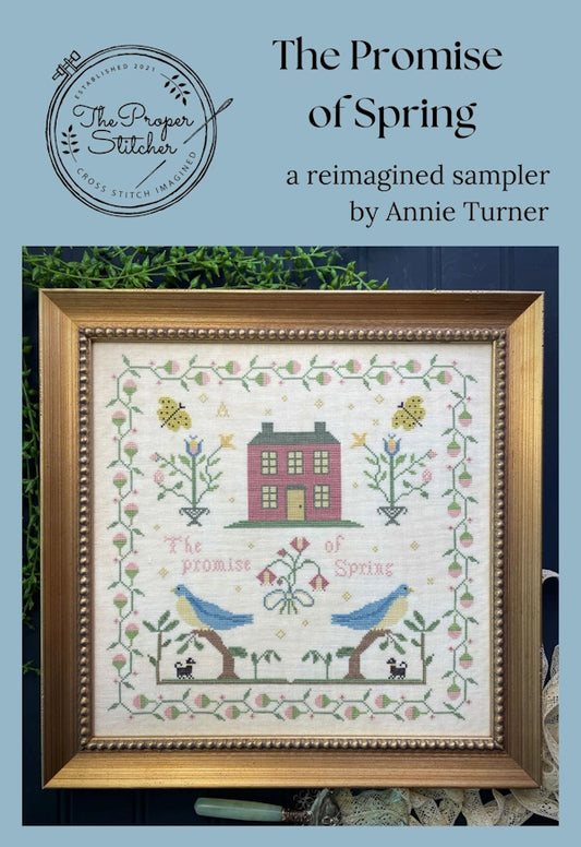 The Promise of Spring by The Proper Stitcher Cross Stitch Pattern Physical Copy