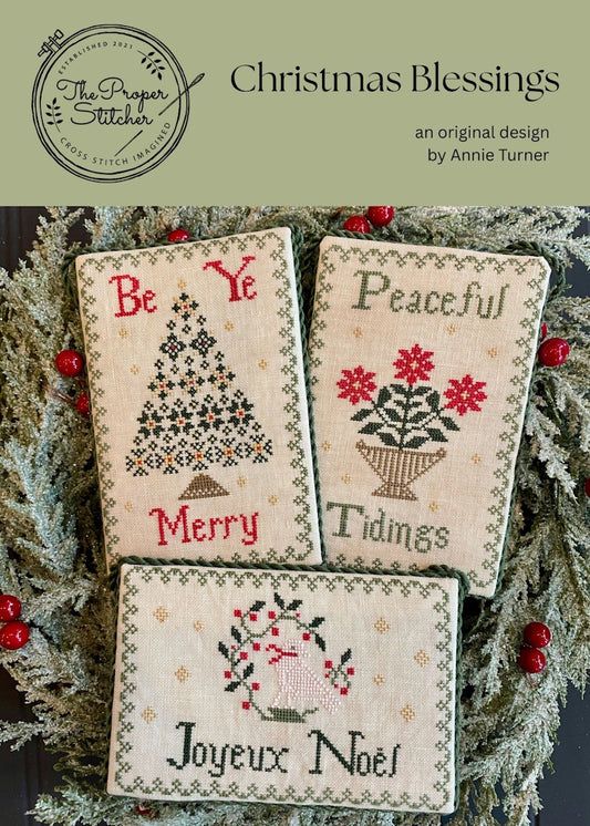 Christmas Blessings by the Proper Stitcher Cross Stitch Pattern