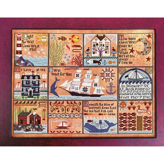 The Shores of Hawk Run Hollow Carriage House Samplings Cross Stitch Pattern