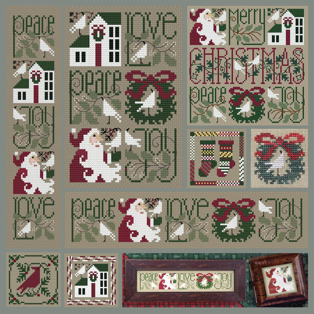 Little Bits of Christmas Cross Stitch Pattern by The Drawn Thread