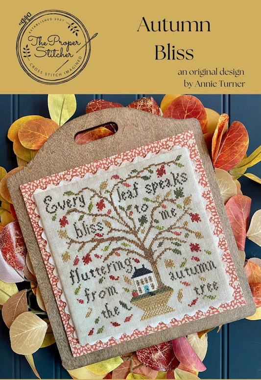 PREORDER Proper Stitcher AUTUMN BLISS Cross Stitch Pattern