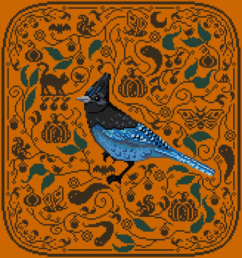 PREORDER Stitch Crypt STELLER FALL Cross Stitch Pattern