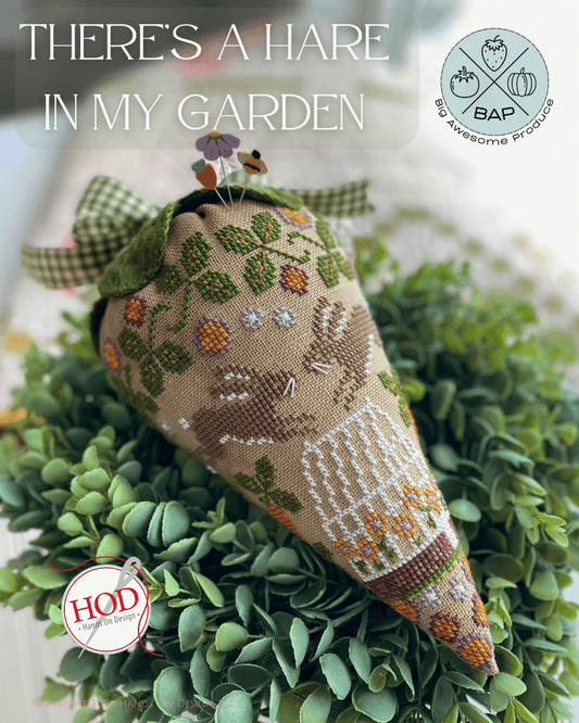 There's a Hare in My Garden Cross Stitch Pattern by Hands On Design Nashville Market