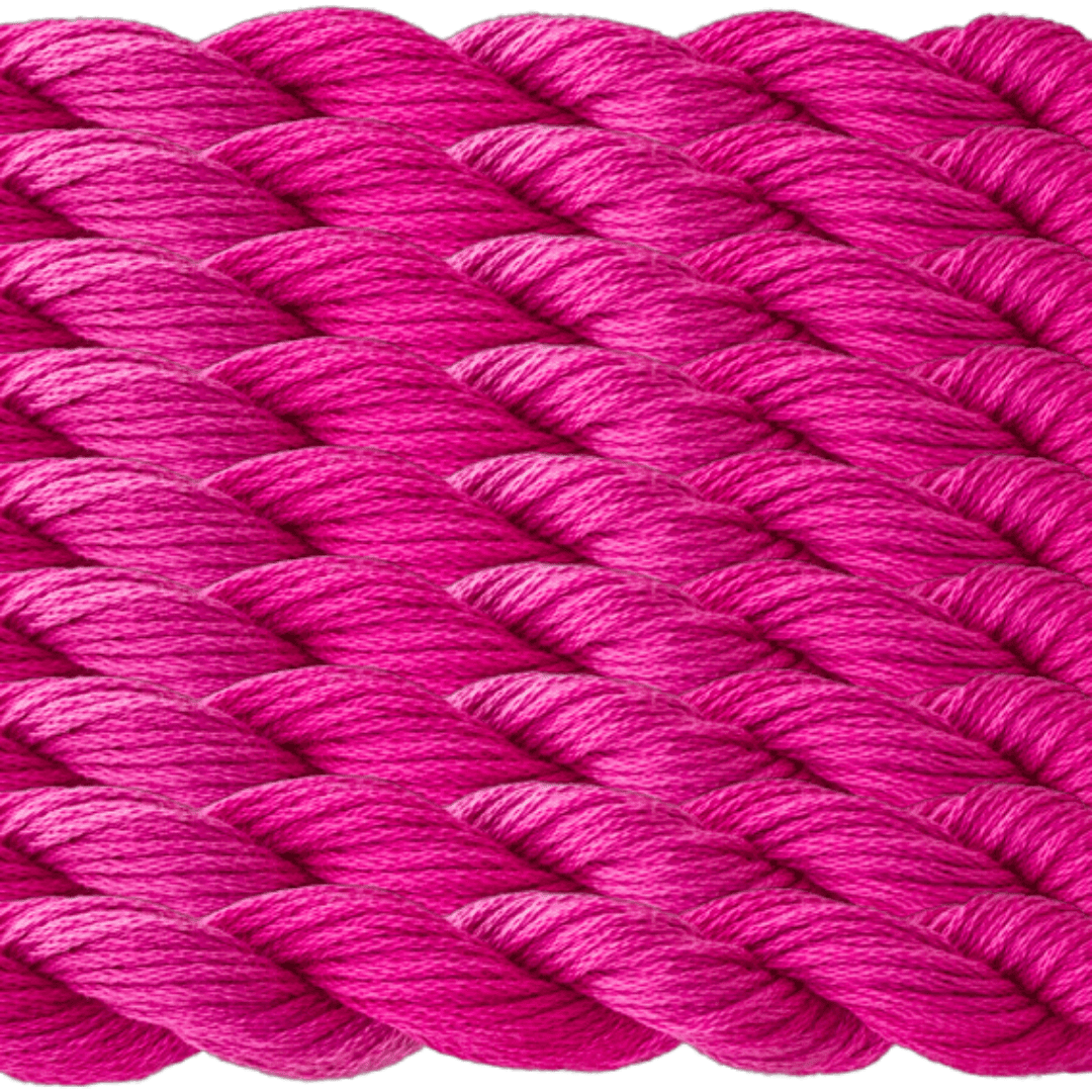 Fuchsia Threadworx Hand Dyed Cotton Floss Skein 5 Yards 011005