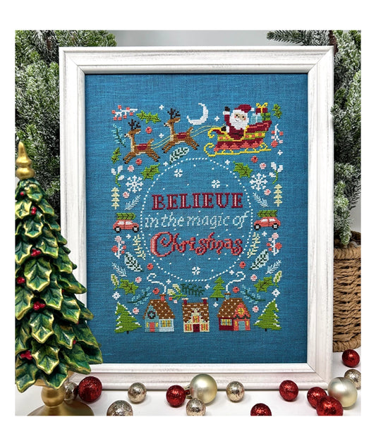 COMING SOON Tiny Modernist MAGIC OF CHRISTMAS Cross Stitch Pattern