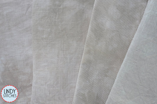 18 count Toasted Coconut Aida Hand Dyed Cross Stitch Fabric by Forbidden Fiber Co