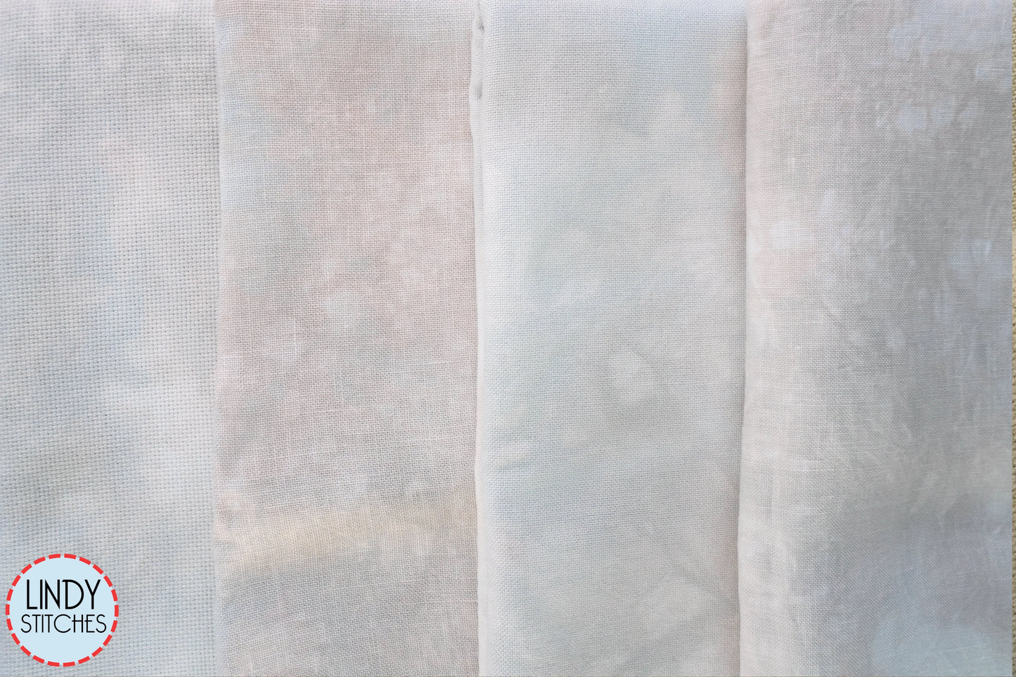 28 Count Toasted Marshmallow Lugana Evenweave Hand Dyed Fabrics by Grace Notes Fabrics