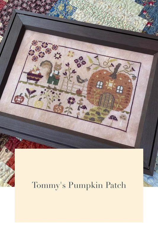 PREORDER Blueberry Ridge TOMMY'S PUMPKIN PATCH Cross Stitch Pattern