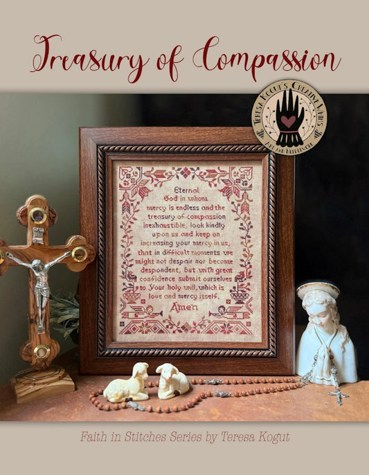 PREORDER Treasury of Compassion Cross Stitch Pattern by Teresa Kogut