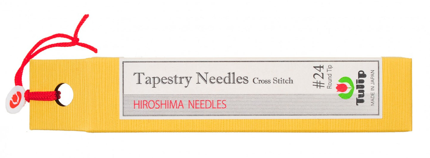 Tulip Tapestry Needles Hiroshima Round Tip Size 24 25