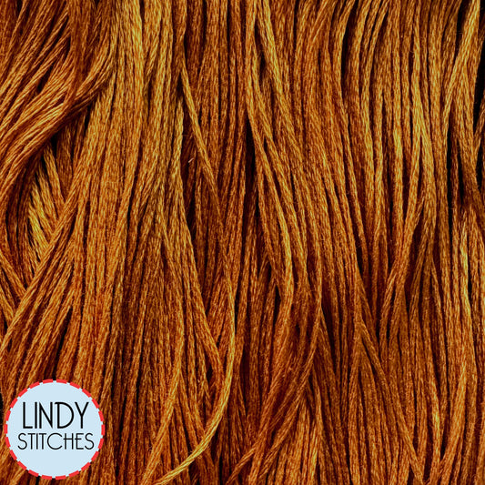 Turmeric Weeks Dye Works Floss Hand Dyed Cotton Skein 1227a