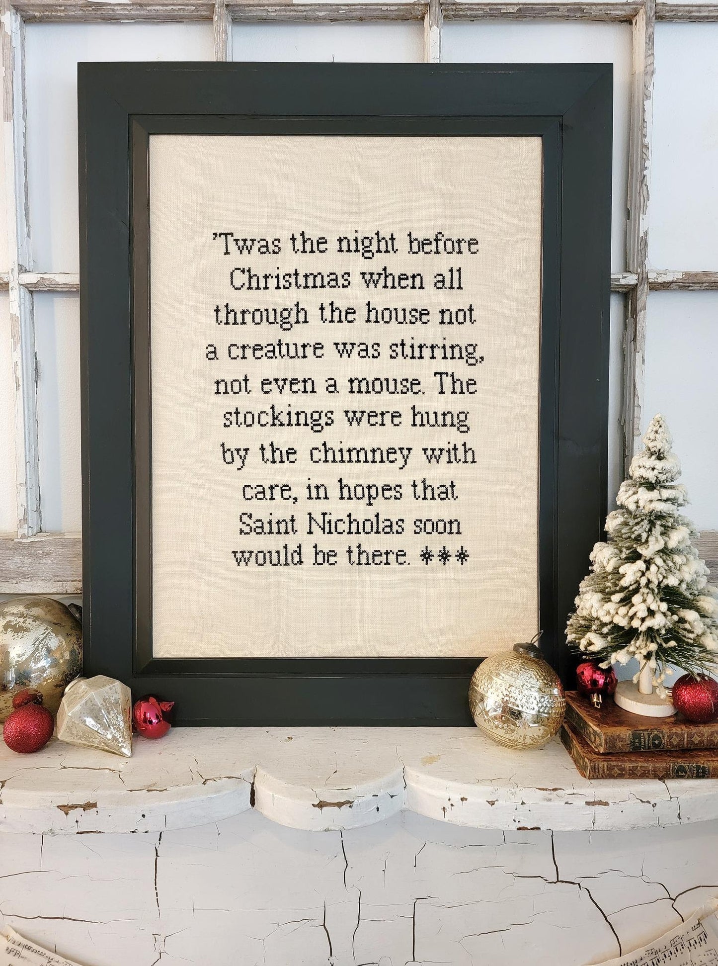 PREORDER Hello From Liz Matthews NIGHT BEFORE CHRISTMAS Cross Stitch Pattern