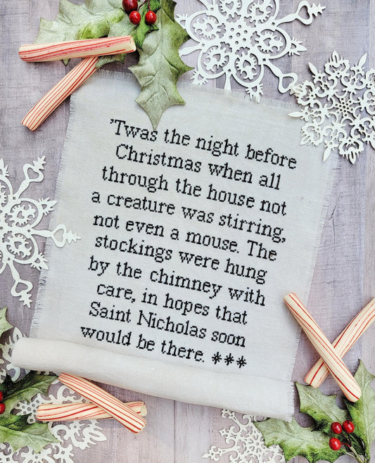 PREORDER Hello From Liz Matthews NIGHT BEFORE CHRISTMAS Cross Stitch Pattern