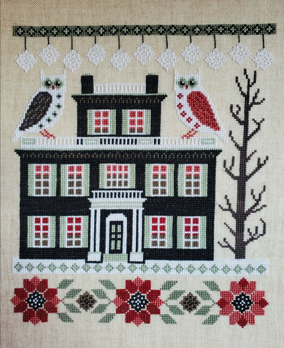 Two Snowy Owls Cross Stitch Pattern by The Artsy Housewife