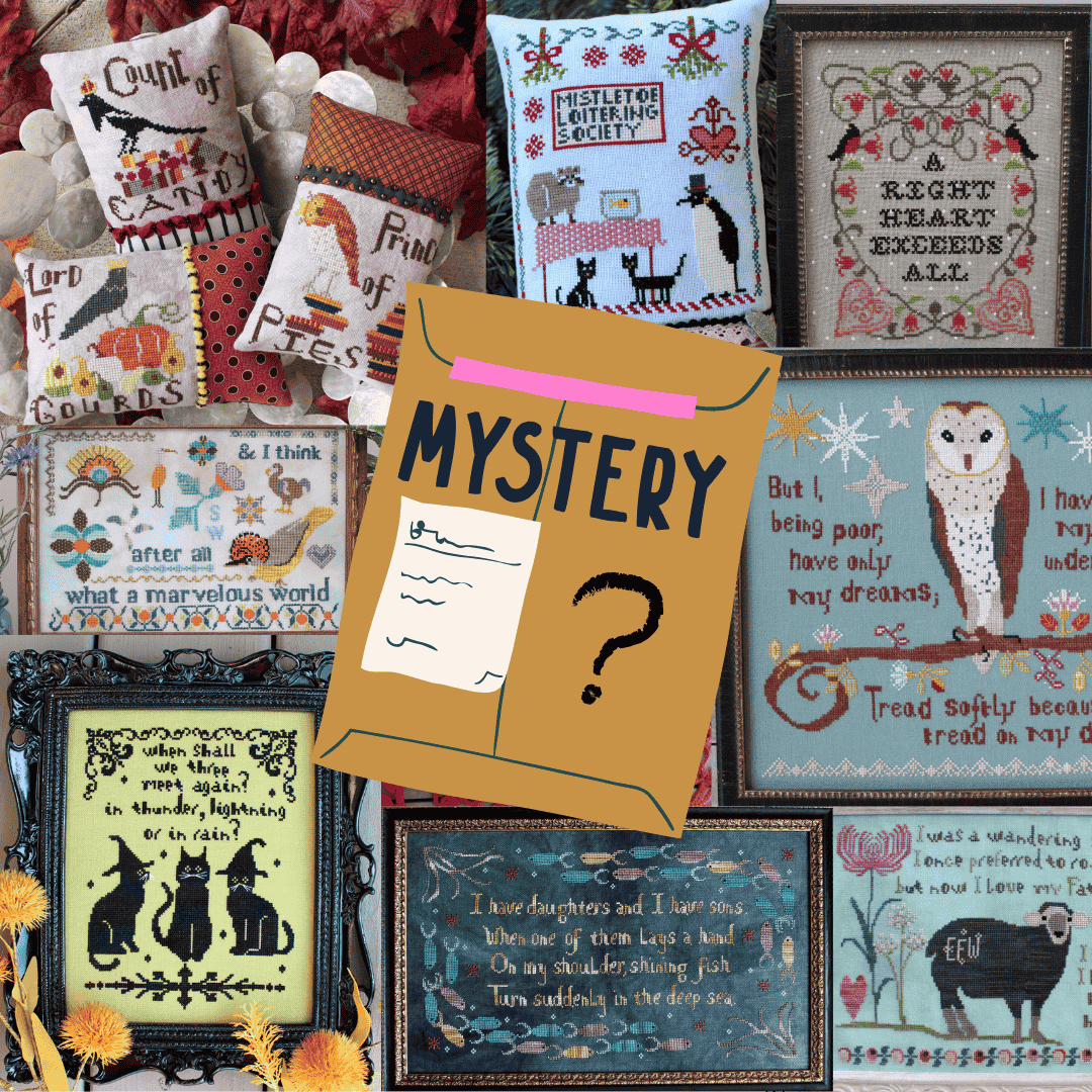 draft MYSTERY PACKS of FIVE Lindy Stitches Patterns of Yore