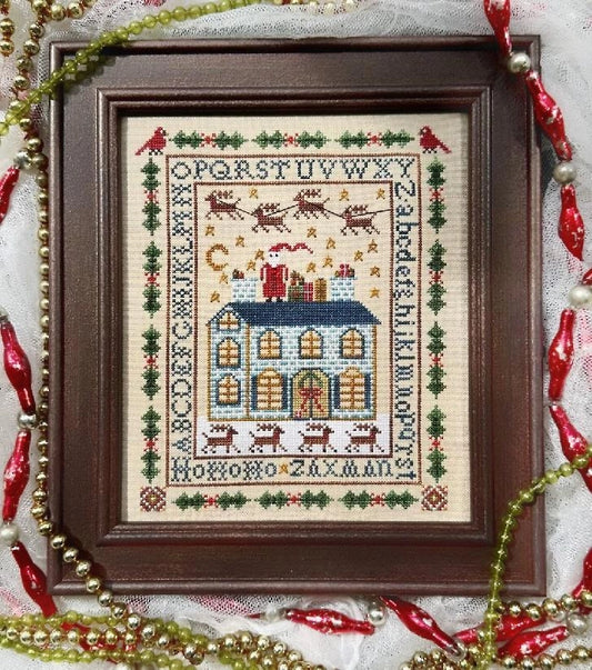 A Visit from St. Nick Cross Stitch Pattern by Hello from Liz Mathews & Kathy Barrick